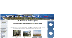 Desktop Screenshot of deutsche-nationalparks.com